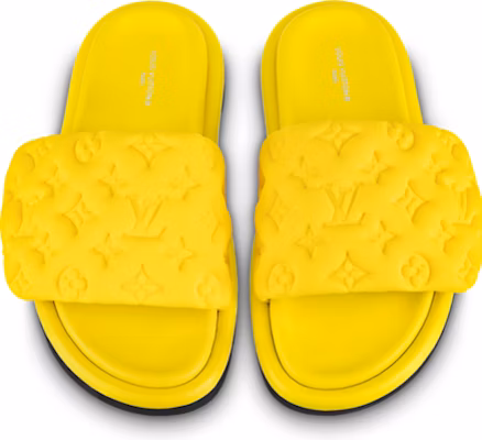(Women) Louis Vuitton Pool Pillow Comfort Mule 'Yellow' 1AB1MX Shop (Women) Louis Vuitton Pool Pillow Comfort Mule 'Yellow' 1AB1MX