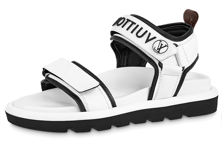 Buy (W) ルイ・ヴィトン プールピローサンダル (白) 1A9OW6