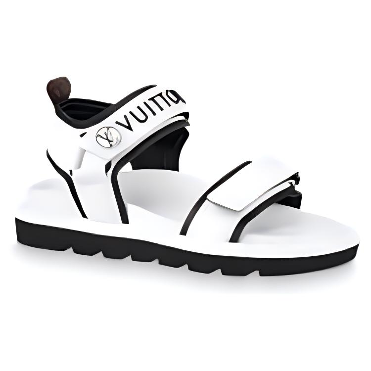 Order (W) ルイ・ヴィトン プールピローサンダル (白) 1A9OW6