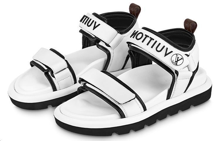 Lookbook (W) ルイ・ヴィトン プールピローサンダル (白) 1A9OW6