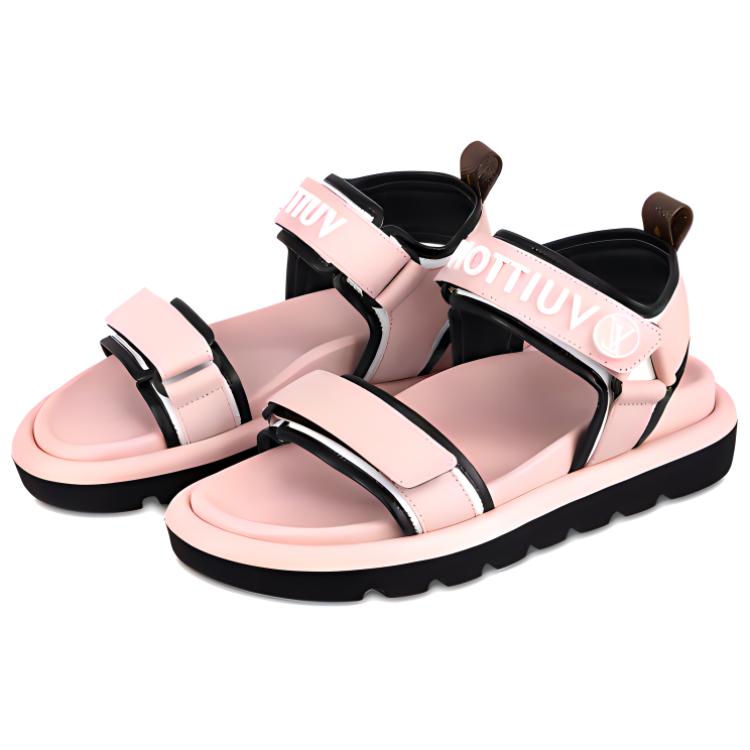 Lookbook (W) Sandal Louis Vuitton Pool Pillow Comfort 'Merah Jambu' 1A9OWF