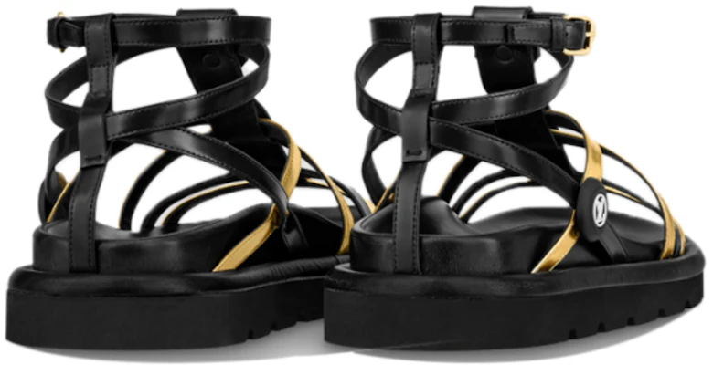 (W) Sandal Keselesaan Bantal Kolam Louis Vuitton 'Hitam Emas' 1A9CCL Shop (W) Sandal Keselesaan Bantal Kolam Louis Vuitton 'Hitam Emas' 1A9CCL