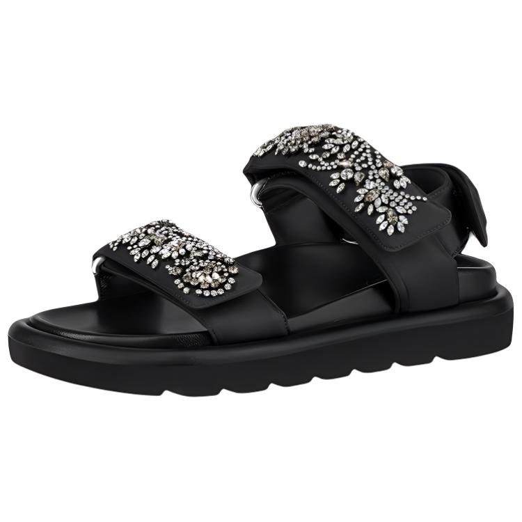 Buy (W) 路易威登黑色Pool Pillow舒适凉鞋 1A9OKE