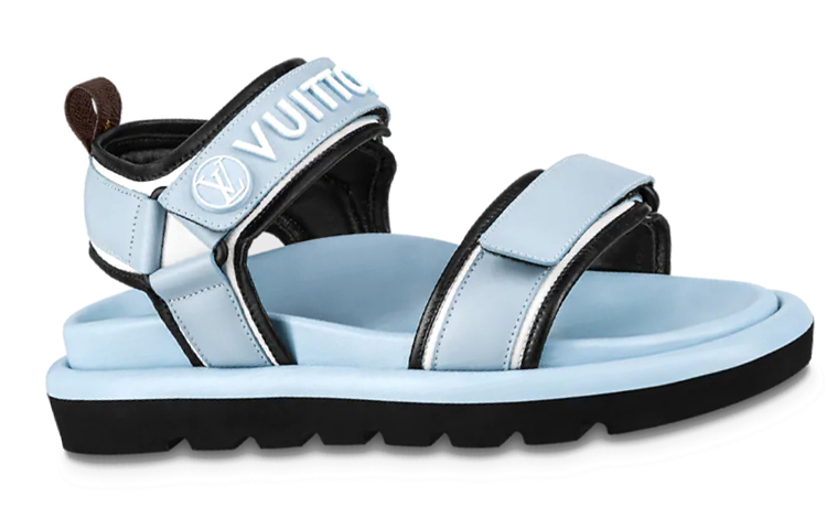 Order (W) Louis Vuitton Selipar Pool Pillow Comfort 'Biru' 1A9OWO