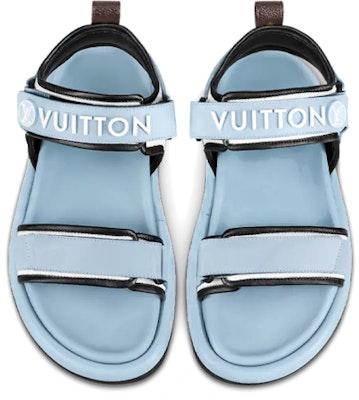 (Women) Louis Vuitton Pool Pillow Comfort Slide 'Blue' 1A9OWO Shop (Women) Louis Vuitton Pool Pillow Comfort Slide 'Blue' 1A9OWO