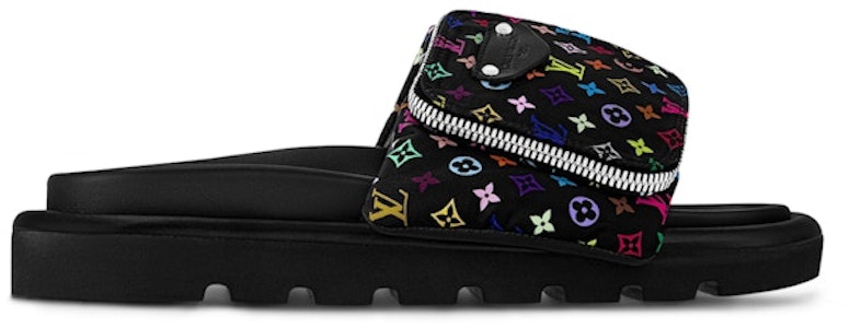 (W) ルイヴィトン プールピローフラットコンフォートミュール 村上隆 ブラック 1AGVRH Buy (W) ルイヴィトン プールピローフラットコンフォートミュール 村上隆 ブラック 1AGVRH