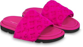 Purchase 路易威登 Pool Pillow Line Mule 平底套穿時尚涼拖 女款 紫色