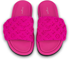 Details for 路易威登 Pool Pillow Line Mule 平底套穿時尚涼拖 女款 紫色