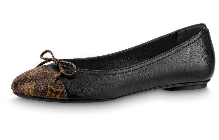 (Women) Louis Vuitton Popi Ballerina Shoes 'Black' 1AB2IG