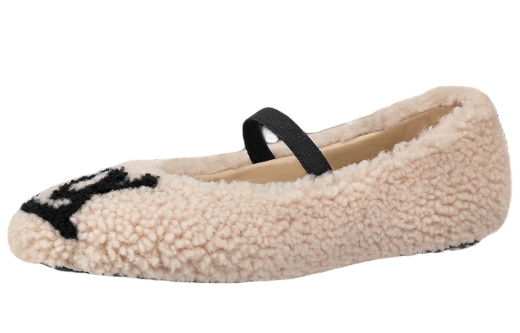 (Women) Louis Vuitton Popi Flat 'Beige Wool' 1A9C95
