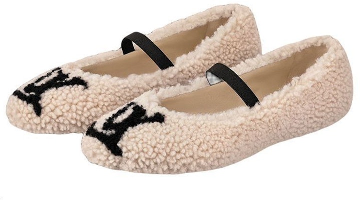 (Women) Louis Vuitton Popi Flat 'Beige Wool' 1A9C95 Lookbook (Women) Louis Vuitton Popi Flat 'Beige Wool' 1A9C95