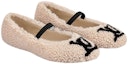 Shop (W) Louis Vuitton Popi Flat 'Beige Wool' - Kasut Beige Wool Louis Vuitton Popi Flat 1A9C95