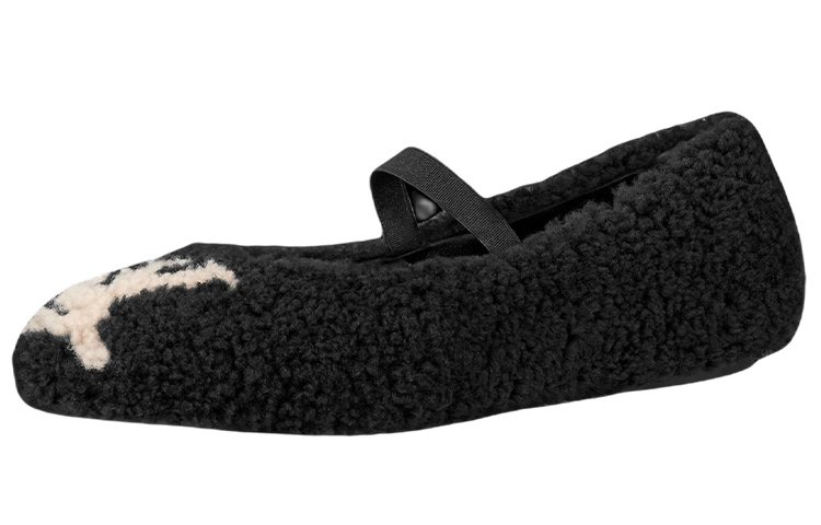 (Women) Louis Vuitton Popi Flat Loafer 'Black Wool' 1A9C89