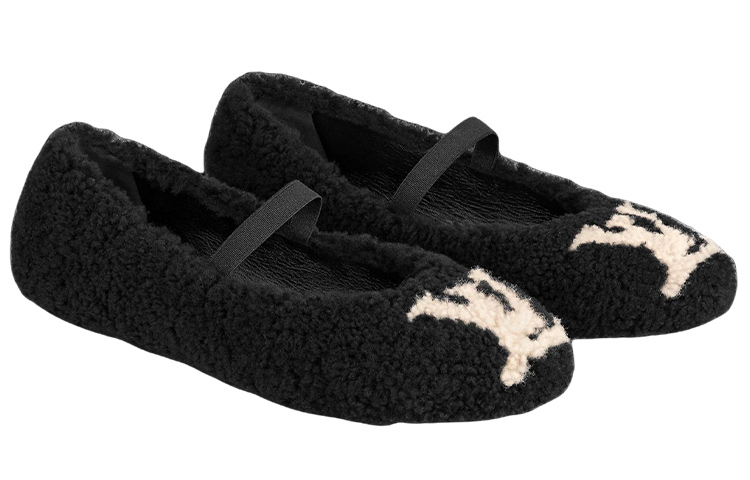 Order (Women) Louis Vuitton Popi Flat Loafer 'Black Wool' 1A9C89
