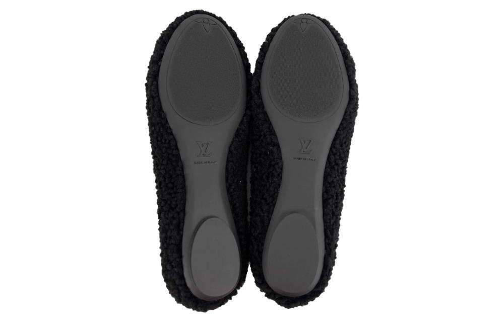 Purchase (Women) Louis Vuitton Popi Flat Loafer 'Black Wool' 1A9C89
