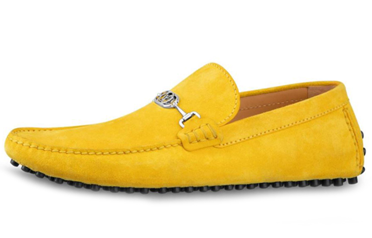 (Women) Louis Vuitton Porto Vecchio 'Yellow Suede Mocassin' 1A5FCE