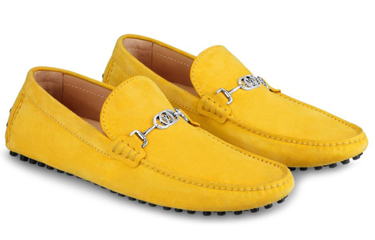 Order (W) Louis Vuitton Porto Vecchio ''Gele Suède Mocassin'' 1A5FCE