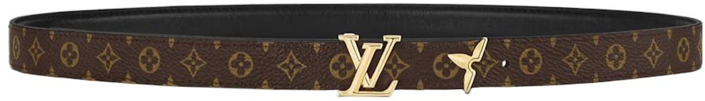 (W) 路易威登 Pretty 雙面皮帶 黑色/棕色 寬2CM M8232X Shop (W) 路易威登 Pretty 雙面皮帶 黑色/棕色 寬2CM M8232X