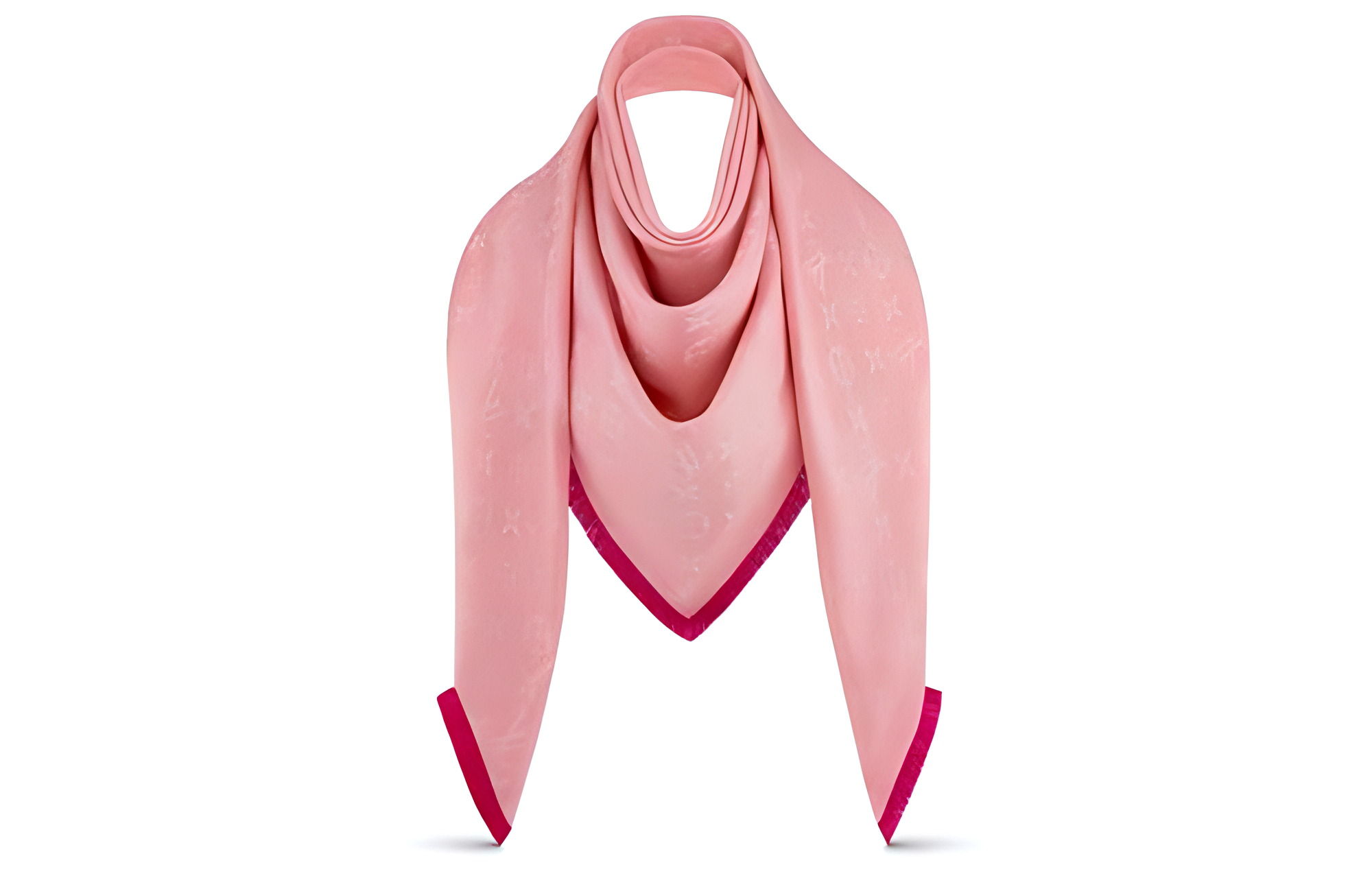 (Women) Louis Vuitton Printed Pattern Shawl Women’s Pink M76083
