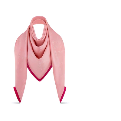 (Women) Louis Vuitton Printed Pattern Shawl Women’s Pink M76083