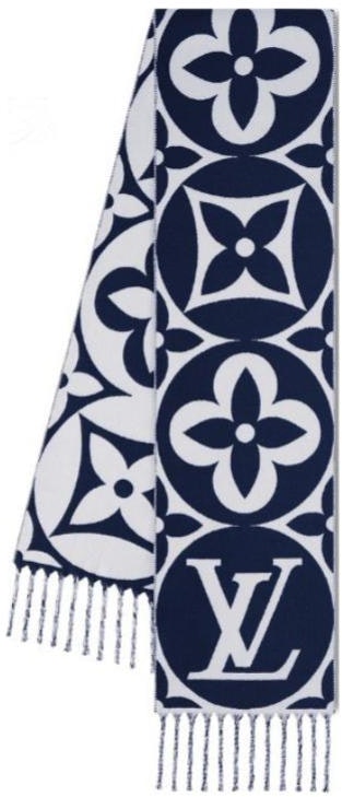 women-louis-vuitton-printed-wool-knit-scarf-for-women-in-dark-navy-m94850