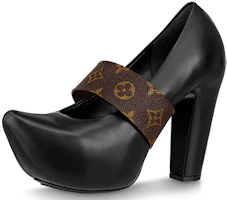 Buy Louis Vuitton 路易威鐸 Puffy Platform 時尚萬用休閒高跟鞋 女款 黑色
