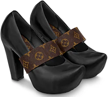 Order Louis Vuitton 路易威鐸 Puffy Platform 時尚萬用休閒高跟鞋 女款 黑色