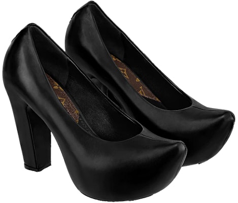 (Women) Louis Vuitton Puffy Platform 'Black' 1A8TBH Lookbook (Women) Louis Vuitton Puffy Platform 'Black' 1A8TBH