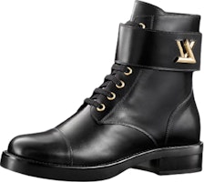(Women) Louis Vuitton Ranger Boot 'Black Leather Zip' 1AAV4S (Women) Louis Vuitton Ranger Boot 'Black Leather Zip' 1AAV4S