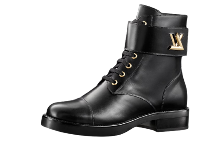 (Women) Louis Vuitton Ranger Boot 'Black Leather Zip' 1AAV4S