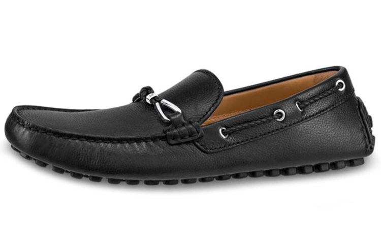 (Women) Louis Vuitton Raspail 'Black Textured Calfskin Low-Top' 1A4SE2