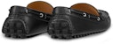(W) Louis Vuitton Raspail 'Kulit Anak Lembut Bertekstur Hitam Low-Top' 1A4SE2