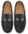 (W) Louis Vuitton Raspail 'Kulit Anak Lembut Bertekstur Hitam Low-Top' 1A4SE2