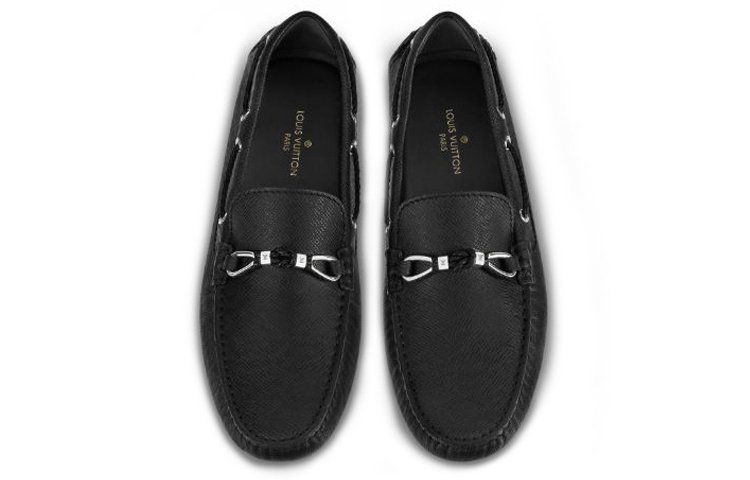 Shop (W) Louis Vuitton Raspail de Cuero Taïga 'Negro' 1A4232