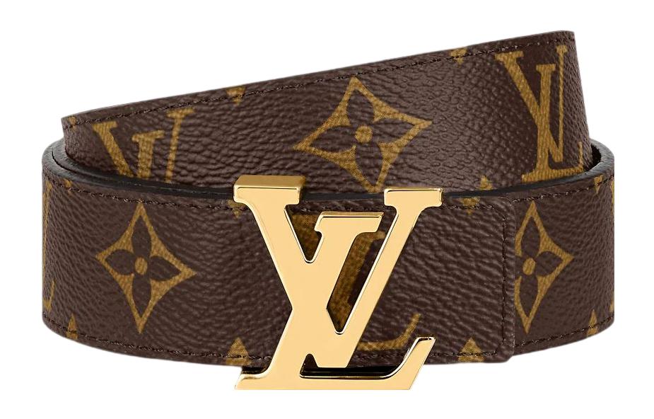 (Women) Louis Vuitton Red/Brown Logo Print Leather Belt 3cm Width M0322U 圖 2
