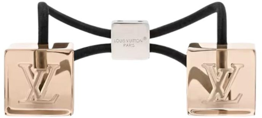 (Women) LOUIS VUITTON Resin Rhinestone Hair Tie Black Square Design M02834 Buy (Women) LOUIS VUITTON Resin Rhinestone Hair Tie Black Square Design M02834