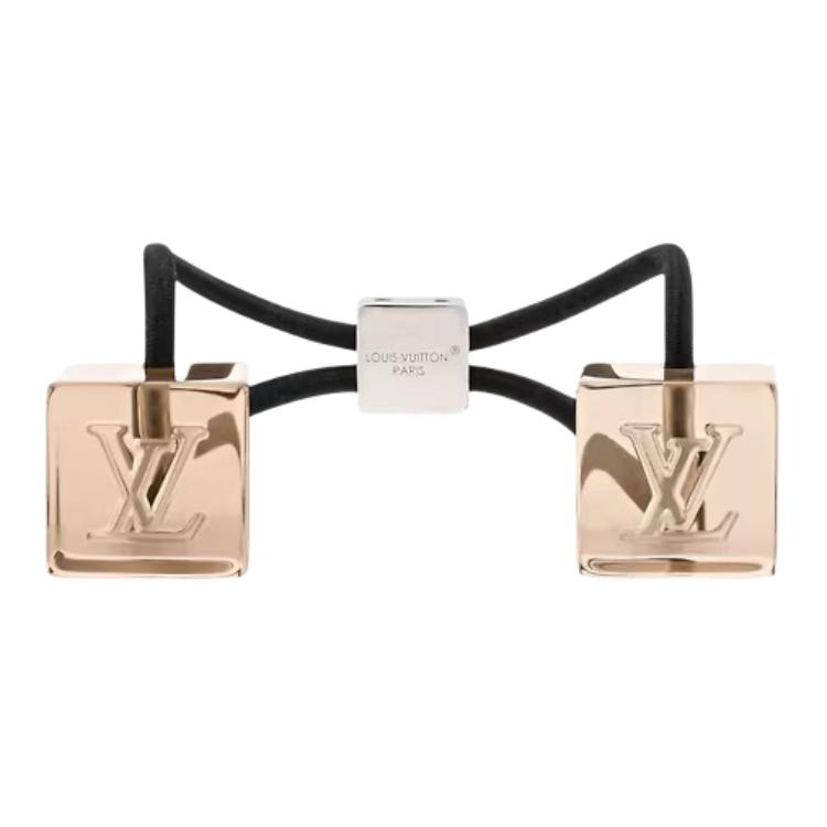 Order (W) 路易威登树脂水钻方形发圈黑色款 M02834