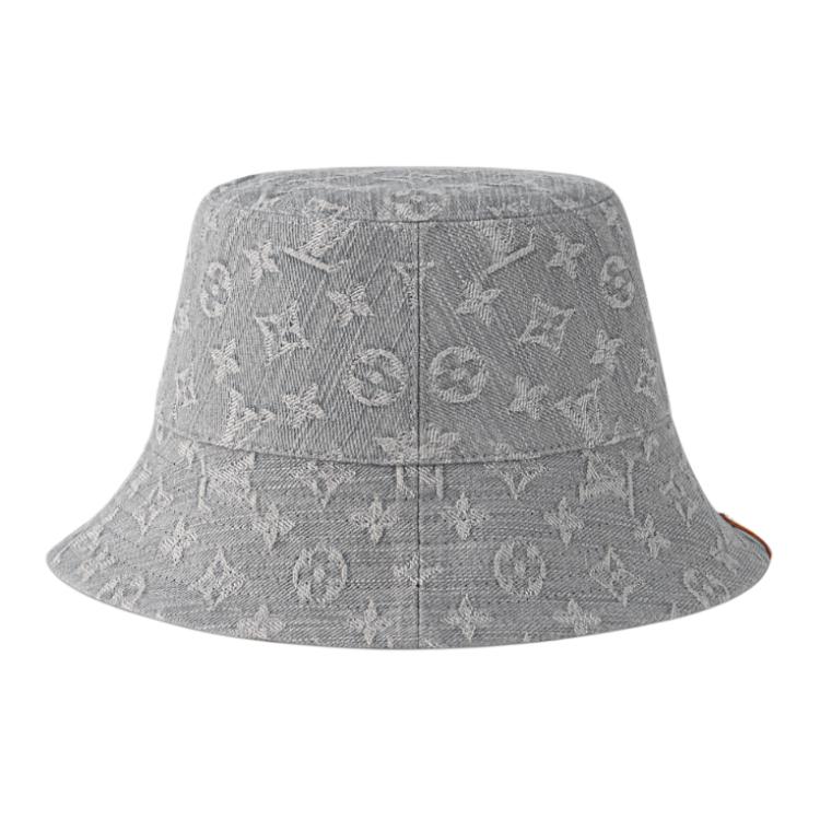 (Women) Louis Vuitton Reversible Cotton Bucket Hat Women’s Grey M7952