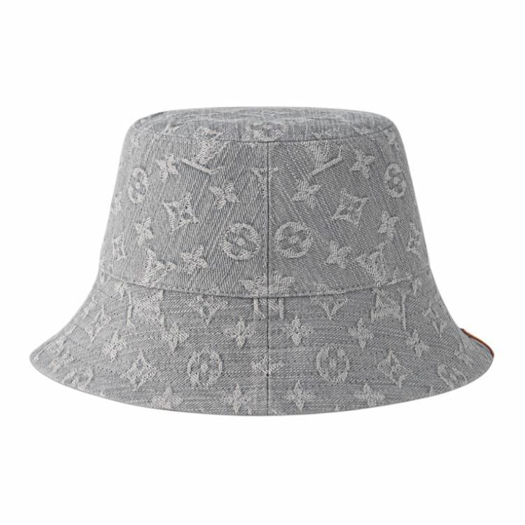 Order (W) Sombrero Bucket Reversible de Algodón Louis Vuitton Gris M7952S