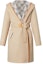 Buy (Women) Louis Vuitton Reversible Hooded Wrap Coat Beige 1A9L0P