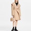 Lookbook (Women) Louis Vuitton Reversible Hooded Wrap Coat Khaki Color. 1A99K1