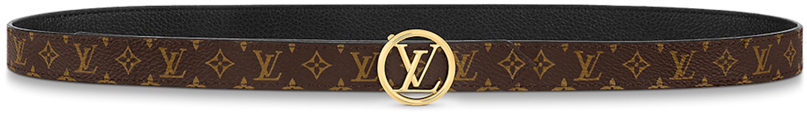 (W) Cinturón Reversible de Cuero Monogram Louis Vuitton Marrón 2cm. M0300U Order (W) Cinturón Reversible de Cuero Monogram Louis Vuitton Marrón 2cm. M0300U
