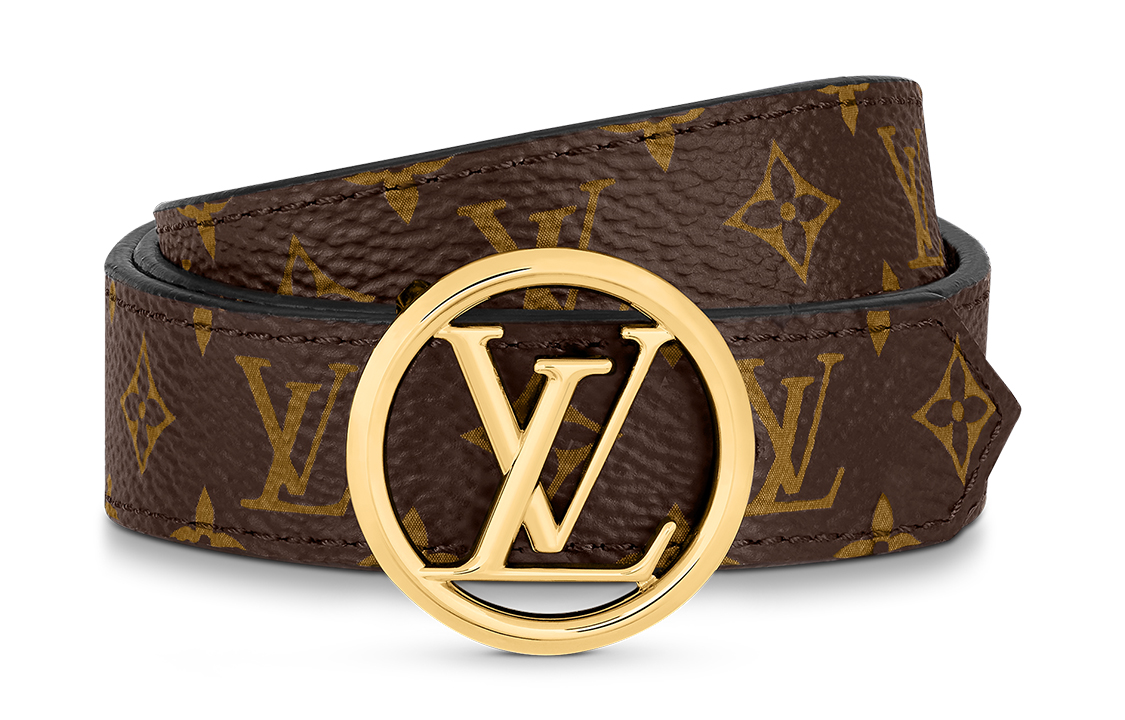 Lookbook (W) Cinturón Reversible de Cuero Monogram Louis Vuitton Marrón 2cm. M0300U