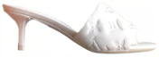 Order (Women) Louis Vuitton Revival 'Sheepskin Peep-Toe White Fashion Sandals' 1A8G43