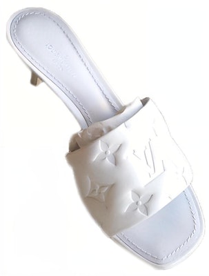 (Women) Louis Vuitton Revival 'Sheepskin Peep-Toe White Fashion Sandals' 1A8G43 Lookbook (Women) Louis Vuitton Revival 'Sheepskin Peep-Toe White Fashion Sandals' 1A8G43
