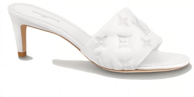 (W) 路易威登白色皮革方头高跟拖鞋 1AAZH0 Order (W) 路易威登白色皮革方头高跟拖鞋 1AAZH0