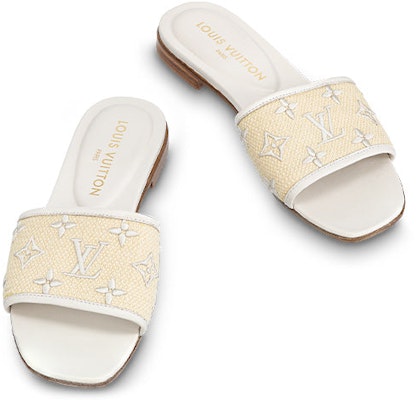 (Women) Louis Vuitton Revival Flat Mules 'Yellow' 1ABTVW Shop (Women) Louis Vuitton Revival Flat Mules 'Yellow' 1ABTVW