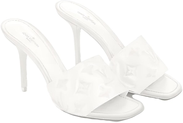 (Women) Louis Vuitton Revival High-Heeled Sandals 'White' 1A8GEZ Shop (Women) Louis Vuitton Revival High-Heeled Sandals 'White' 1A8GEZ