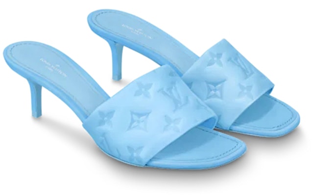 (Women) Louis Vuitton Revival High-Heels 'Elegant Blue' 1A8G5X Lookbook (Women) Louis Vuitton Revival High-Heels 'Elegant Blue' 1A8G5X