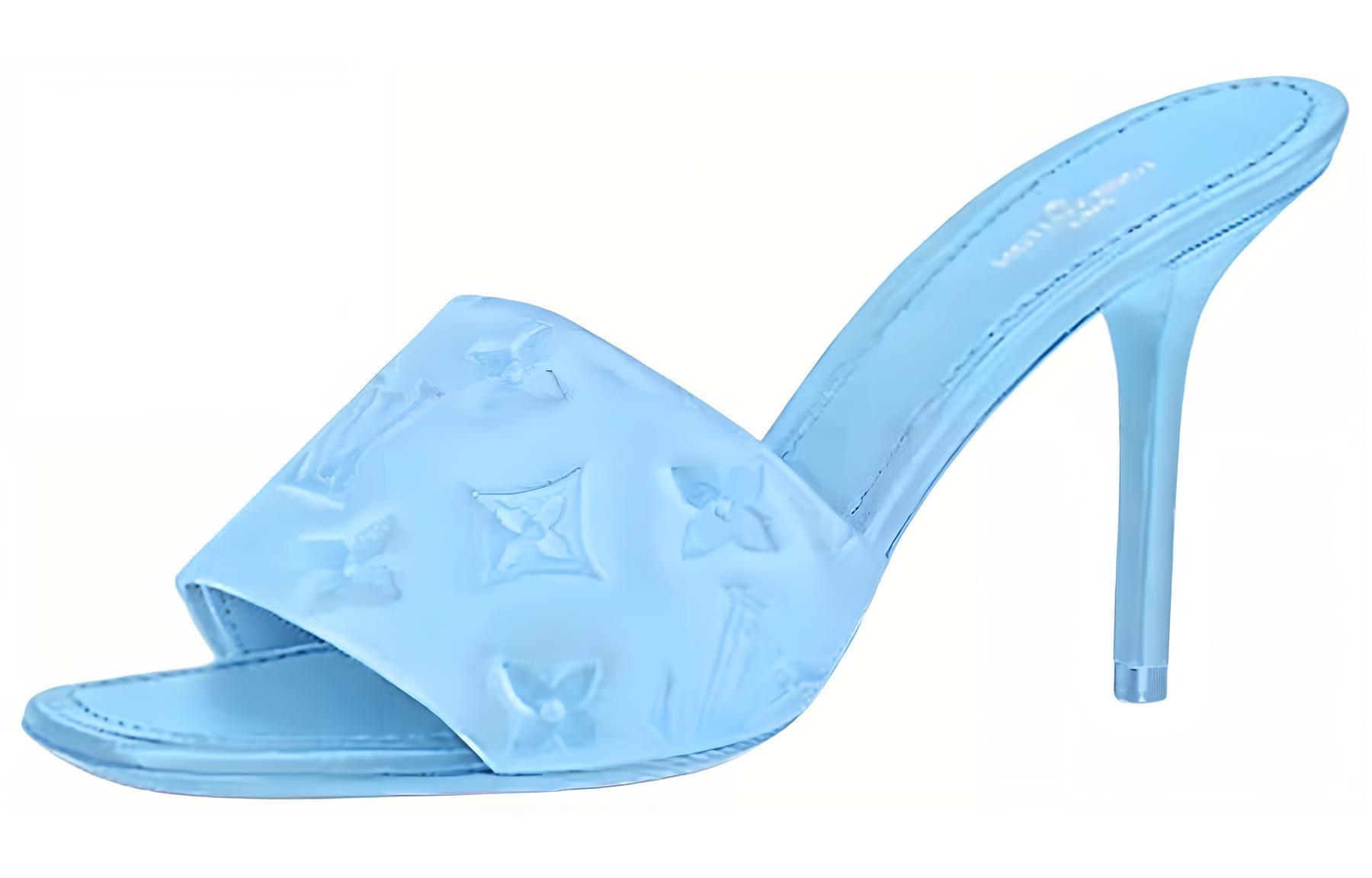 (Women) Louis Vuitton Revival High Heels 'Elegant Blue' 1A8GGR